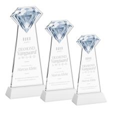 Gemstone Award on Hartford Base - White - Diamond Awards
