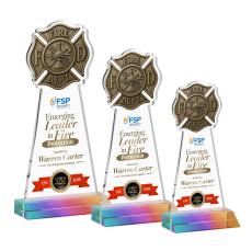 Fire Dept VividPrint Award - Prismatic - Full Color Awards