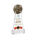 Fire Dept VividPrint&trade; Award on Alberton Base - Clear