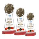 Fire Dept VividPrint&trade; Award on Alberton Base - Red