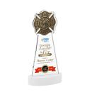 Fire Dept VividPrint&trade; Award on Alberton Base - White