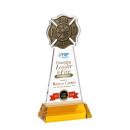 Fire Dept VividPrint&trade; Award on Hartford Base - Amber