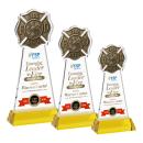 Fire Dept VividPrint&trade; Award on Hartford Base - Gold