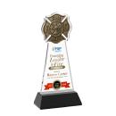 Fire Dept VividPrint&trade; Award on Hartford Base - Black