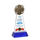 Fire Dept VividPrint&trade; Award on Hartford Base - Blue