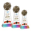 Fire Dept VividPrint&trade; Award on Hartford Base - Prismatic