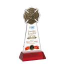 Fire Dept VividPrint&trade; Award on Hartford Base - Red