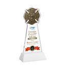 Fire Dept VividPrint&trade; Award on Hartford Base - White