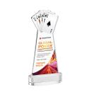 Poker VividPrint&trade; Award on Alberton Base - Clear