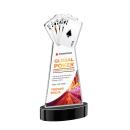 Poker VividPrint&trade; Award on Alberton Base - Black