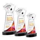 Poker VividPrint&trade; Award on Alberton Base - Black