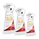 Poker VividPrint&trade; Award on Alberton Base - White