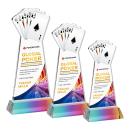 Poker VividPrint&trade; Award on Hartford Base - Prismatic
