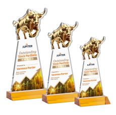Raging Bull VividPrint Award - Amber - Full Color Awards