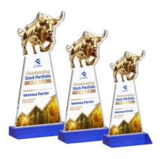 Raging Bull VividPrint Award - Blue - Full Color Awards