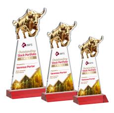 Raging Bull VividPrint Award - Red - Full Color Awards