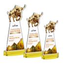 Raging Bull VividPrint&trade; Award on Alberton Base - Gold