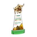 Raging Bull VividPrint&trade; Award on Alberton Base - Green