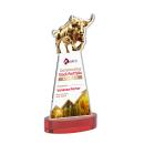 Raging Bull VividPrint&trade; Award on Alberton Base - Red