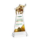 Raging Bull VividPrint&trade; Award on Hartford Base - Clear