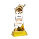 Raging Bull VividPrint&trade; Award on Hartford Base - Gold