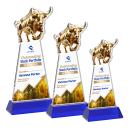 Raging Bull VividPrint&trade; Award on Hartford Base - Blue