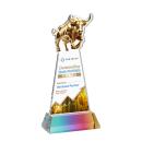 Raging Bull VividPrint&trade; Award on Hartford Base - Prismatic