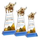 Raging Bull VividPrint&trade; Award on Hartford Base - Sky Blue