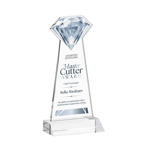 Recognition Awards - Crystal Awards - Gemstone VividPrint&trade; Award - Clear