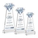 Gemstone VividPrint&trade; Award on Alberton Base - Clear