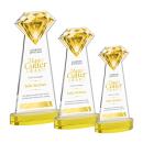 Gemstone VividPrint&trade; Award on Alberton Base - Gold