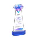 Gemstone VividPrint&trade; Award on Alberton Base - Blue