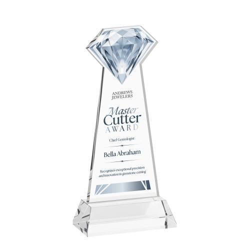 Recognition Awards - Crystal Awards - Gemstone VividPrint&trade; Award on Hartford Base - Clear