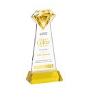 Gemstone VividPrint&trade; Award on Hartford Base - Gold