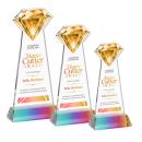 Gemstone VividPrint&trade; Award on Hartford Base - Prismatic