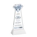 Gemstone VividPrint&trade; Award on Hartford Base - White