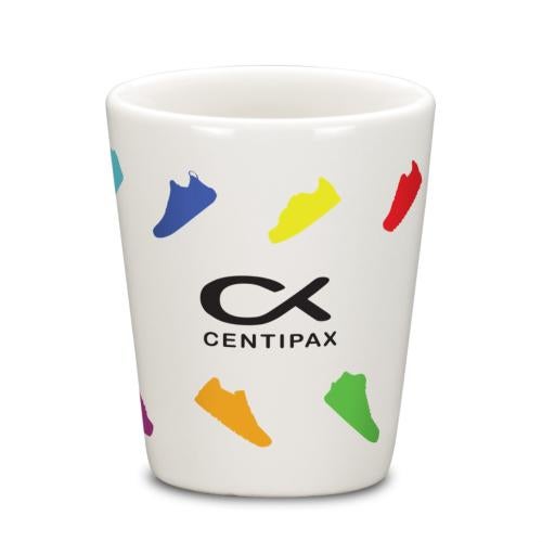 Corporate Gifts - Barware - Shot Glasses - Stoke Ceramic Shot - VividPrint&trade;