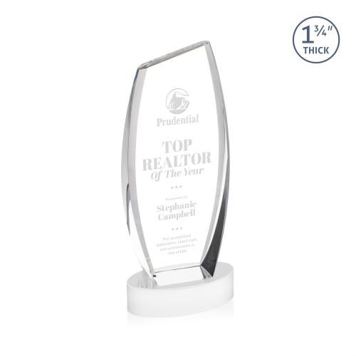 Recognition Awards - Crystal Awards - Colorado Award on Base - White