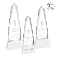 Cheswick Award on Entwhistle Base - White - Sales Awards