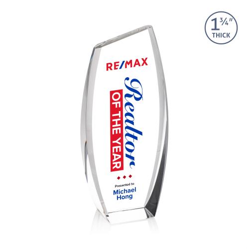 Recognition Awards - Crystal Awards - Colorado VividPrint Award - Clear