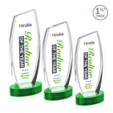 Colorado VividPrint Award on Base - Green - Full Color Awards
