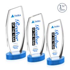 Colorado VividPrint Award on Base - Sky Blue - Full Color Awards