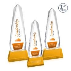 Cheswick VividPrint Award on Entwhistle Base - Amber - Sales Awards