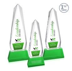Cheswick VividPrint Award on Entwhistle Base - Green - Sales Awards