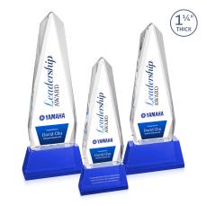 Cheswick VividPrint Award on Entwhistle Base - Blue - Blue Crystal Awards