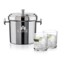 Milano Ice Bucket & Waldorf On-the-Rocks Set - Glasses Sets