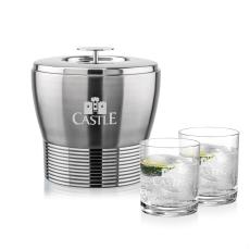 Genoa Ice Bucket & Waldorf On-the-Rocks Set - Barware Gift Sets