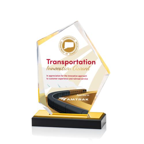 Recognition Awards - Acrylic Awards - Driffield VividPrint&trade; Award - Gold