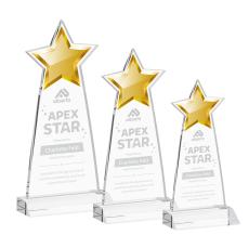 Starlite Award - Clear - Crystal Star Awards