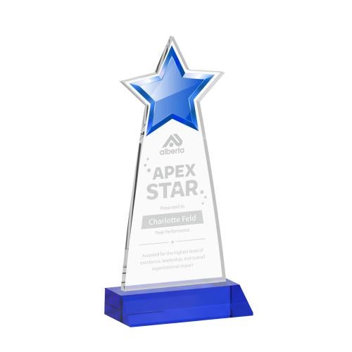 Recognition Awards - Crystal Awards - Starlite Award - Blue